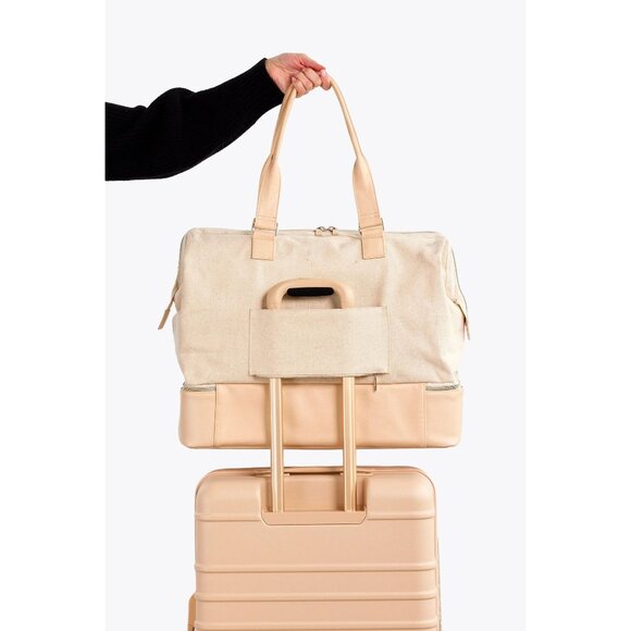 BEIS The Weekend Bag in Beige New Purse Luggage Shoulder Jetset - Picture 10 of 11